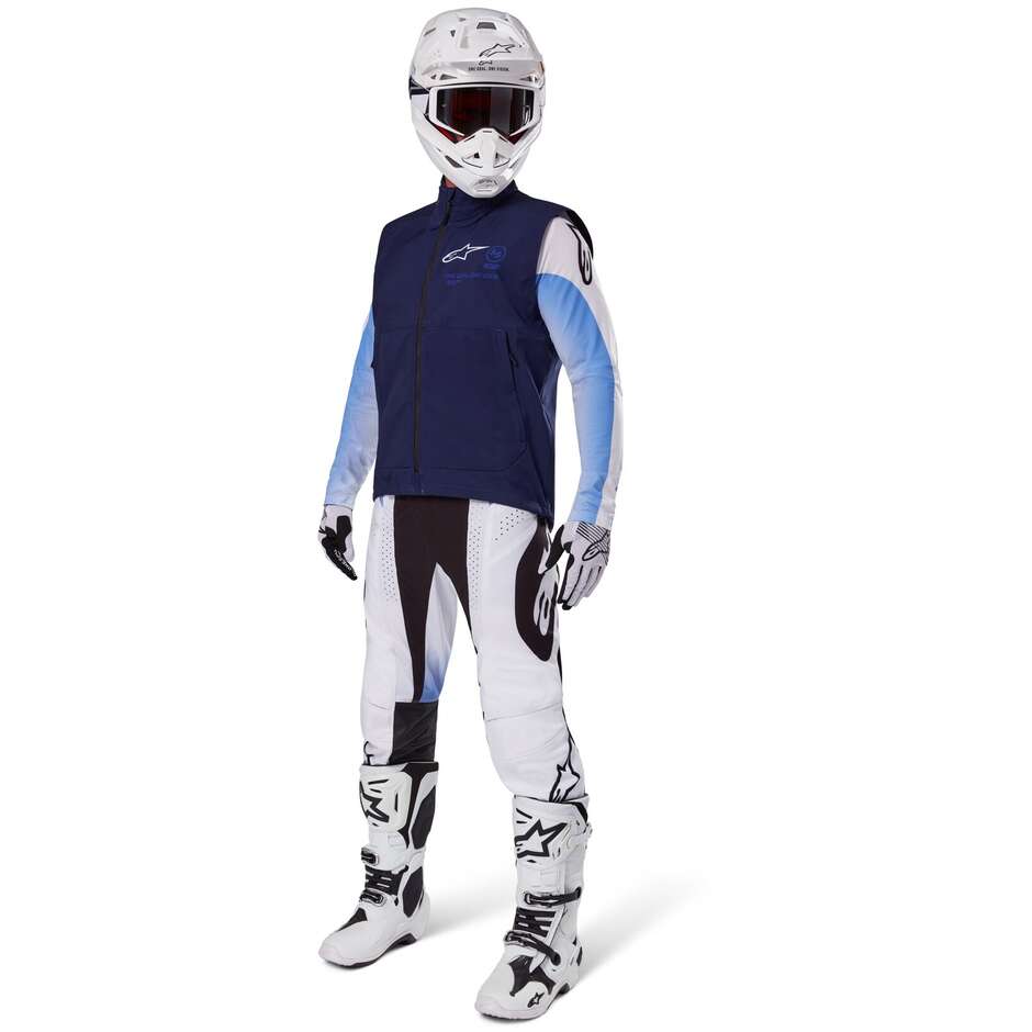 Alpinestars TECHSTAR SOFTSHELL VEST Gilet Moto Cross Enduro Bleu Marine