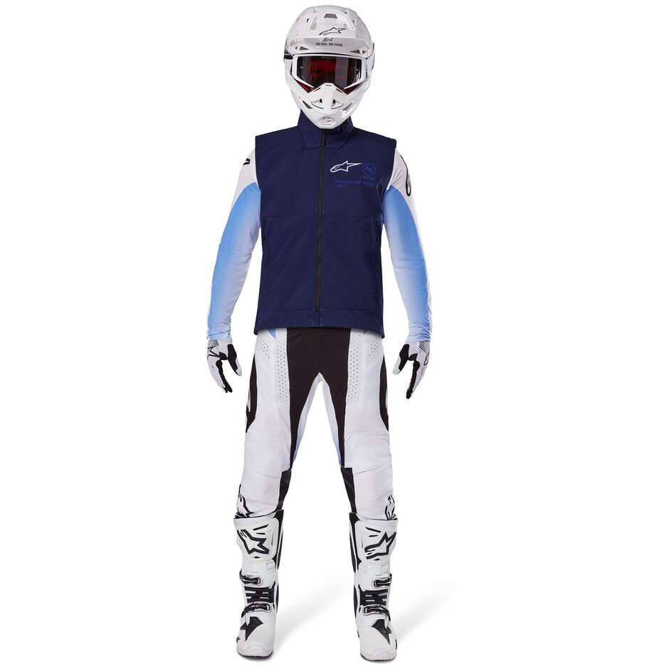 Alpinestars TECHSTAR SOFTSHELL VEST Gilet Moto Cross Enduro Bleu Marine