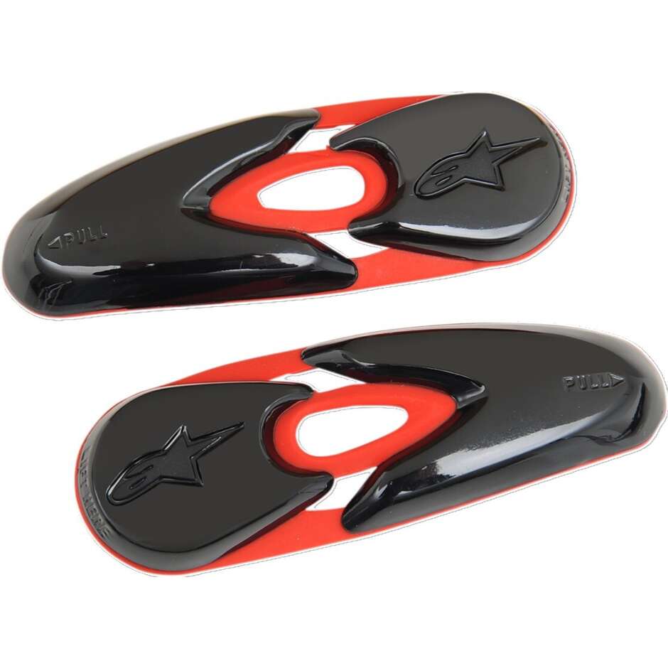 Alpinestars TOE SLIDER Replacement Slider for Motorcycle Boots Red Black