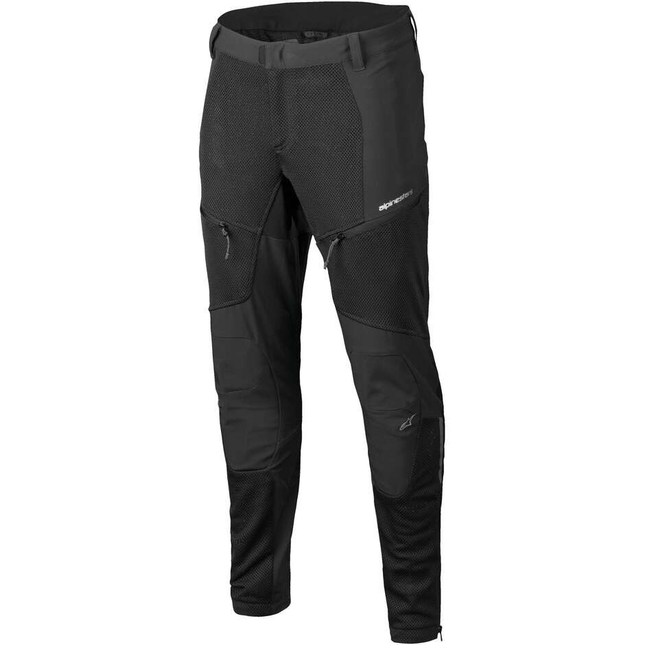 Alpinestars TROOP-AIR PRO Stoff Motorradhose Schwarz Schwarz