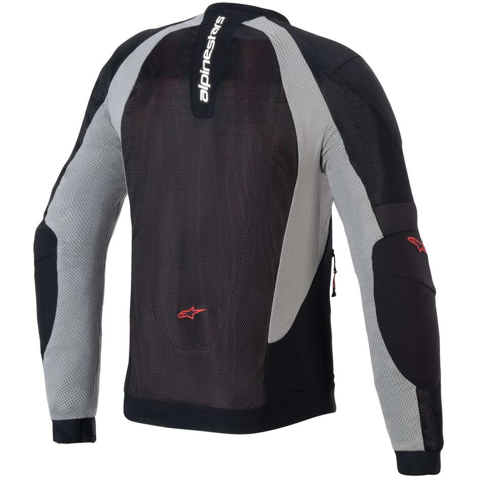 Alpinestars TROOP-AIR Summer Motorcycle Jacket Black Grey Bright Red