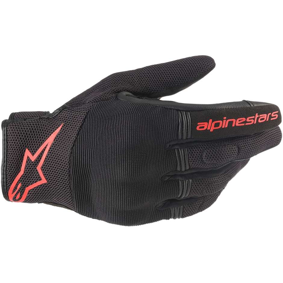 Alpinestars Urban Motorcycle Gloves COPPER Fabric Black Red Fluo