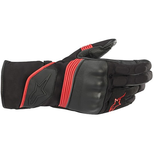 Alpinestars VALPARAISO Half Season Fabric Gloves v2 Black Red