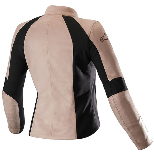 Alpinestars VIKA v2 Veste de moto en cuir suédé végétalien pour femme