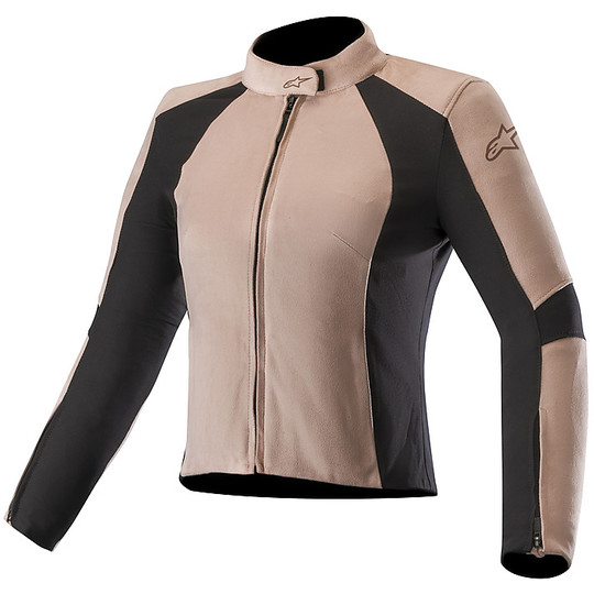 Alpinestars VIKA v2 Veste de moto en cuir suédé végétalien pour femme