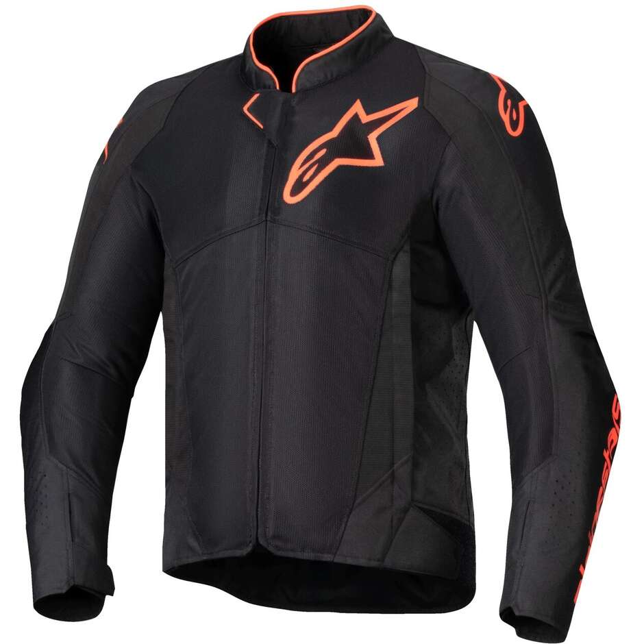 Alpinestars VIPER AIR V4 Summer Motorcycle Jacket Black Fluorescent Red
