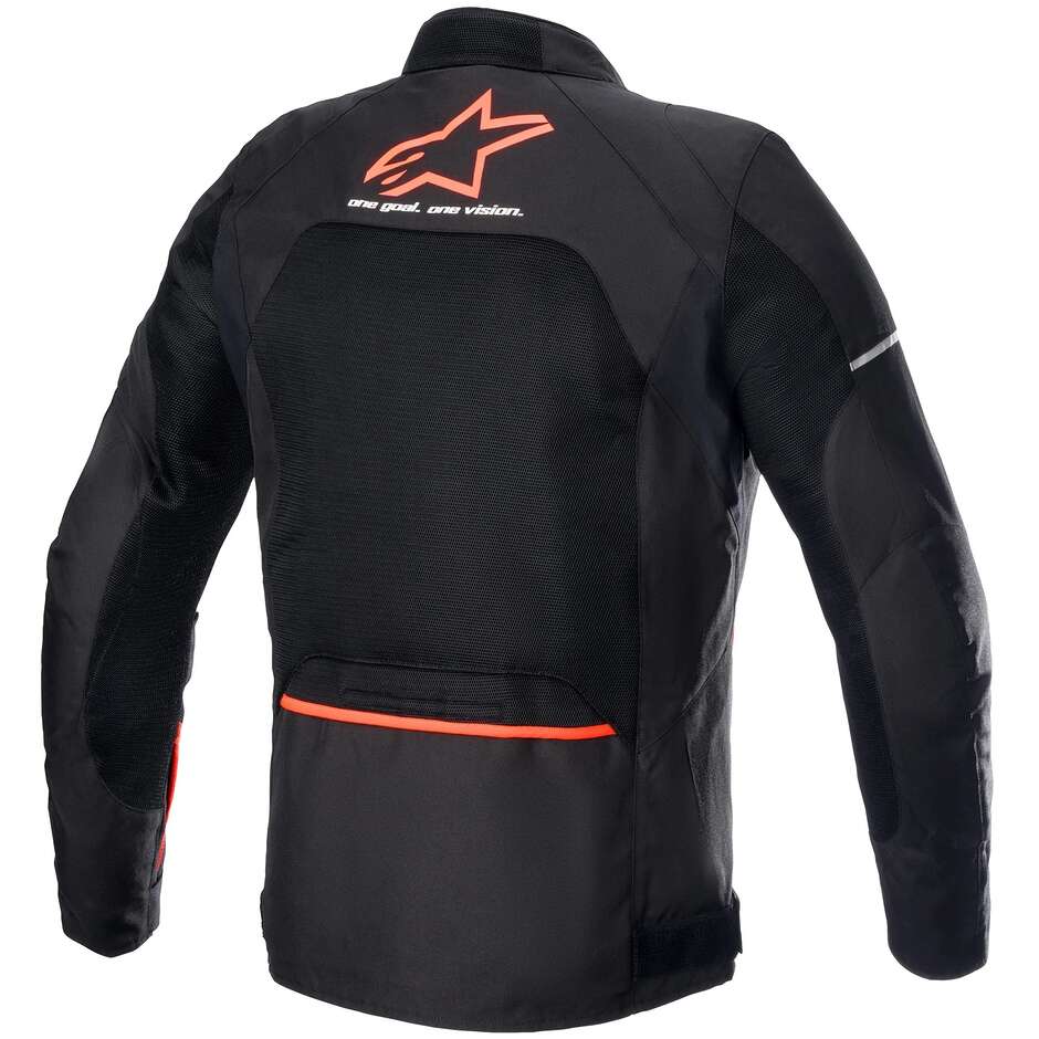 Alpinestars VIPER V3 AIR Perforated Motorcycle Jacket Fluo Red Black