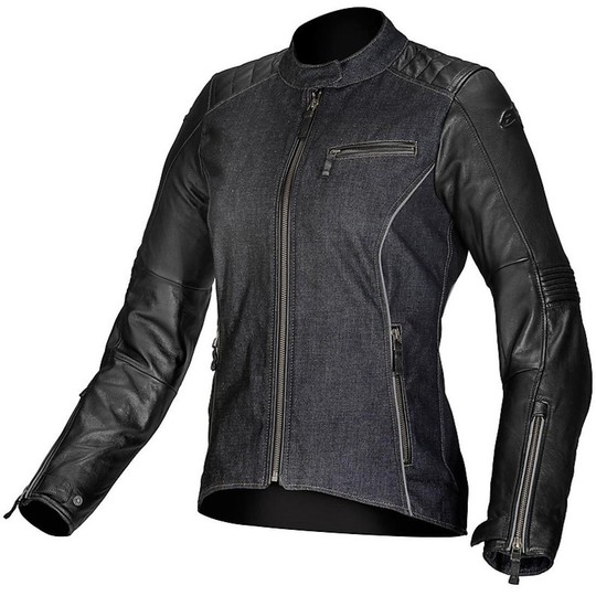 Alpinestars Women's Motorcycle Jacket RENEE TEXTILE / LEATHER JACKET Black