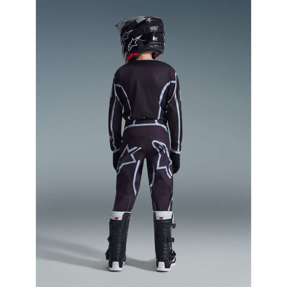Alpinestars Youth Fluid Apex Kids' Cross Enduro Motorcycle Pants Black/Grey