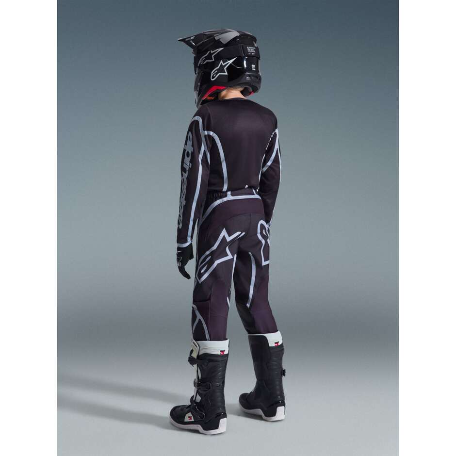 Alpinestars Youth Fluid Apex Kids' Cross Enduro Motorcycle Pants Black/Grey