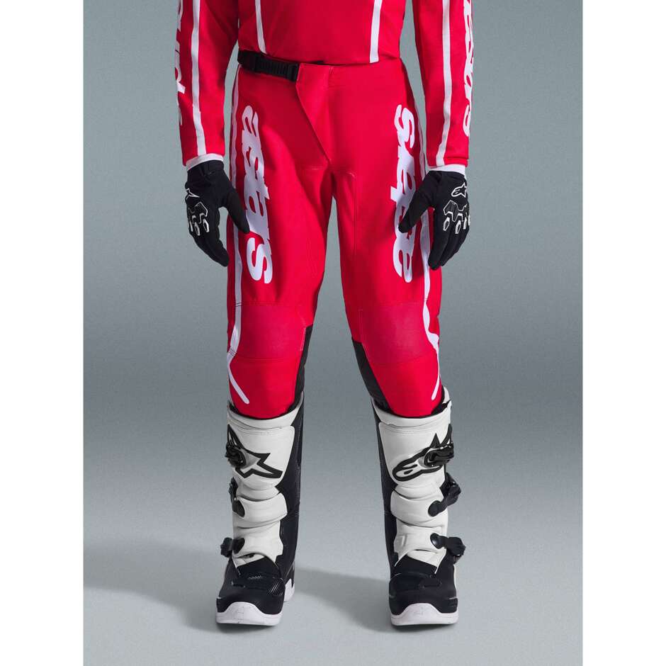 Alpinestars Youth Fluid Apex Kids' Cross Enduro Motorcycle Pants Red/White
