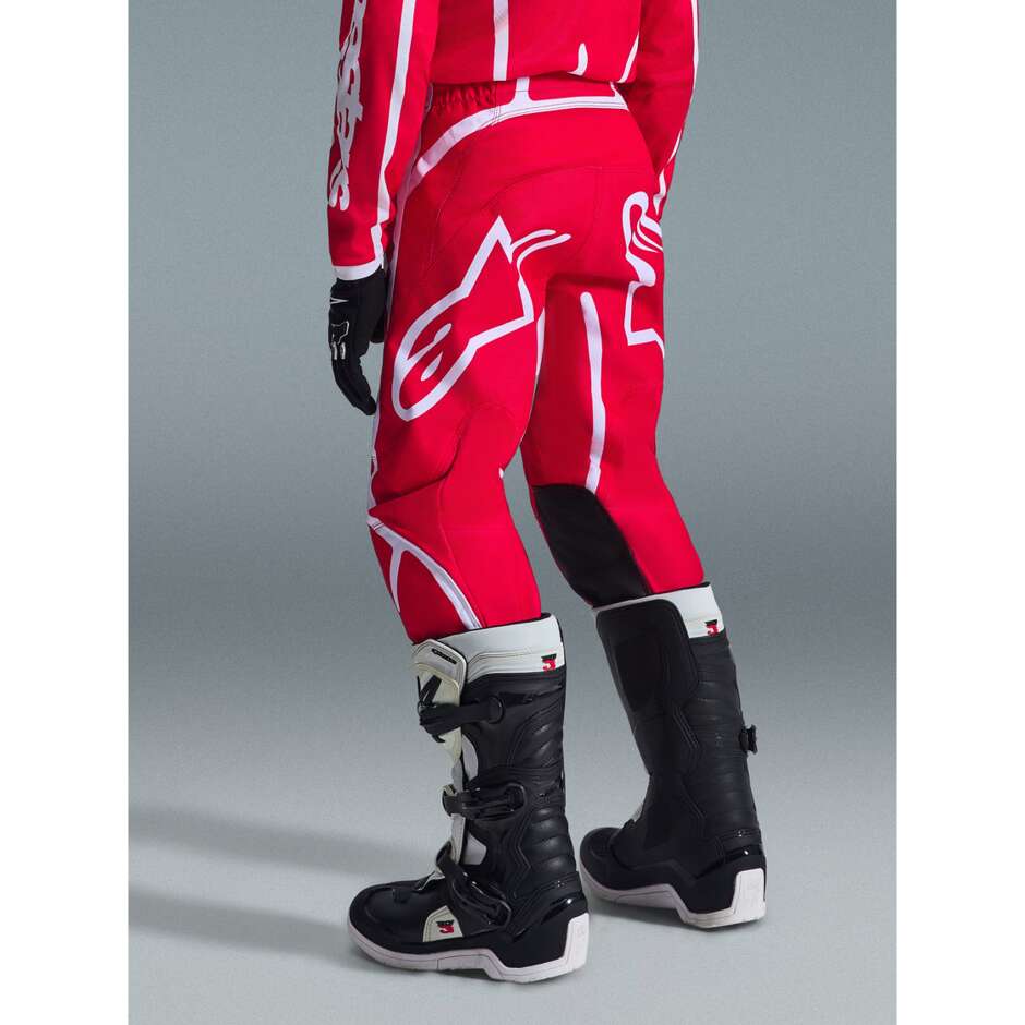 Alpinestars Youth Fluid Apex Kids' Cross Enduro Motorcycle Pants Red/White