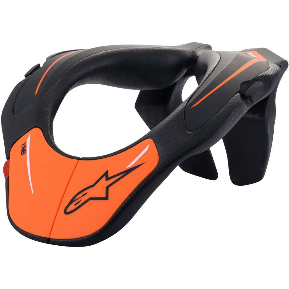Alpinestars YOUTH NECK Black Orange Technical Moto Cross Enduro Child Collar
