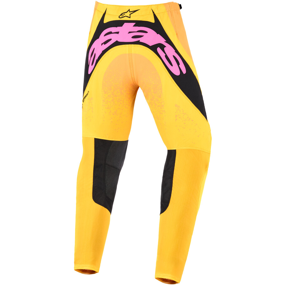 Alpinestars Youth Supertech Nomur Kids' Cross Enduro Motorcycle Pants Orange Yellow Pink