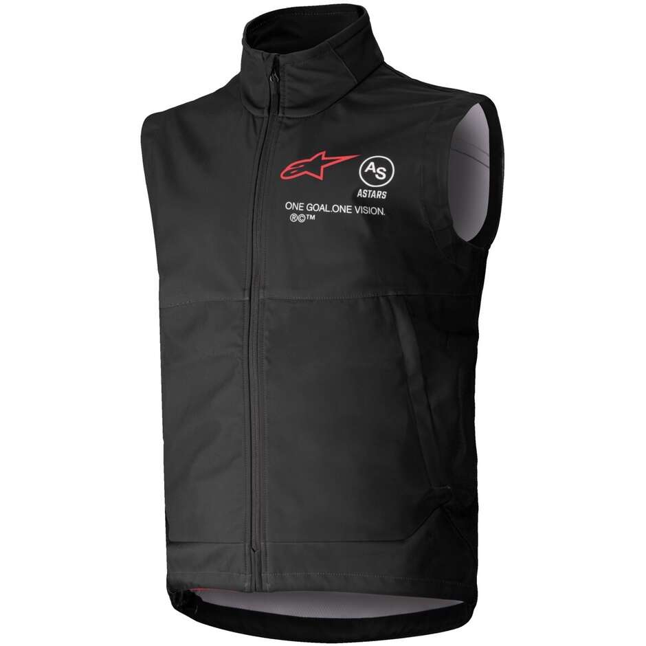 Alpinestars YOUTH TECHSTAR SOFTSHELL VEST Black Motorcycle Cross Enduro Vest for Children