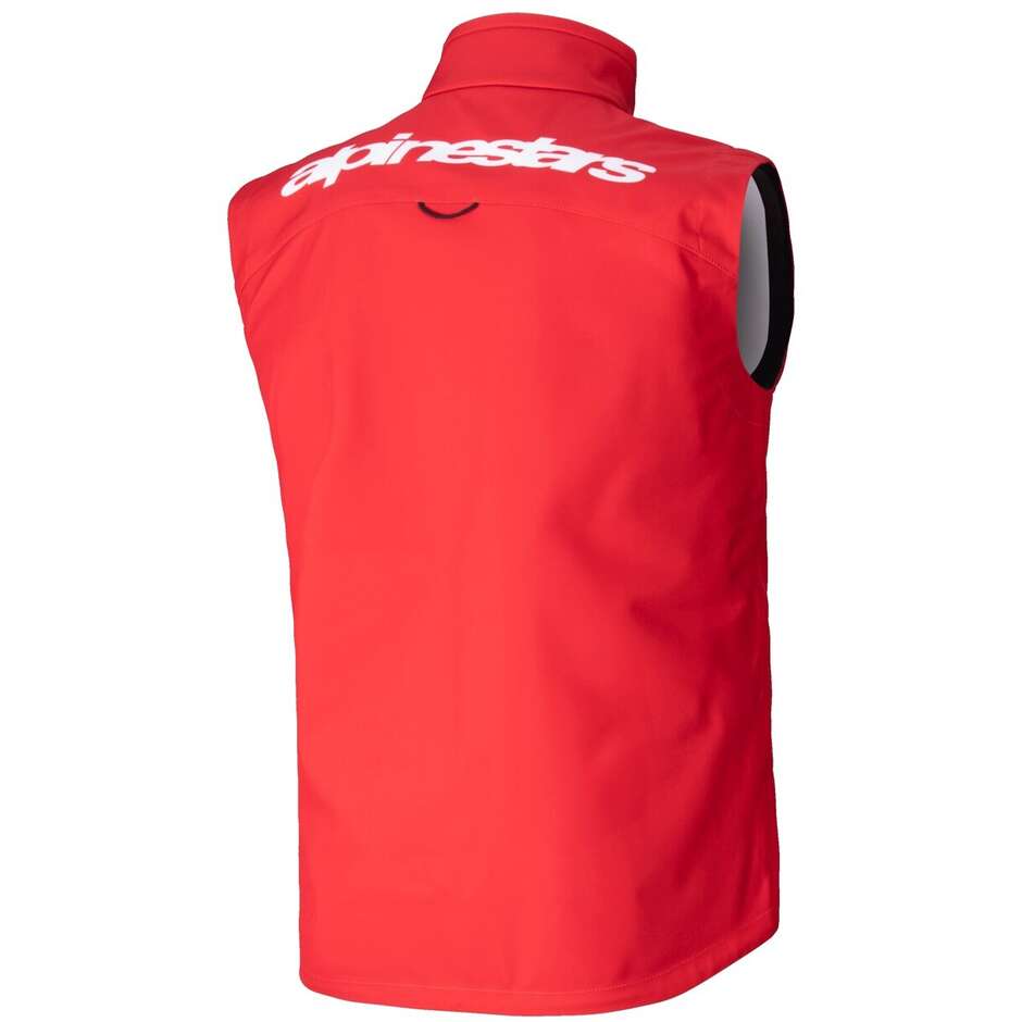 Alpinestars YOUTH TECHSTAR SOFTSHELL VEST Bright Red Motorcycle Cross Enduro Vest for Children