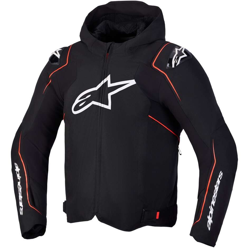 Alpinestars ZACA V2 Waterproof Jacket Black/Fluorescent Red
