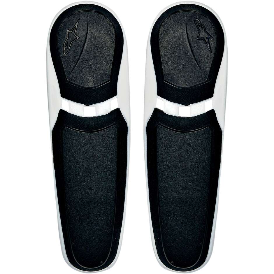 Alpinestars Zehenschleifer-Ersatzstiefel Weiß Schwarz