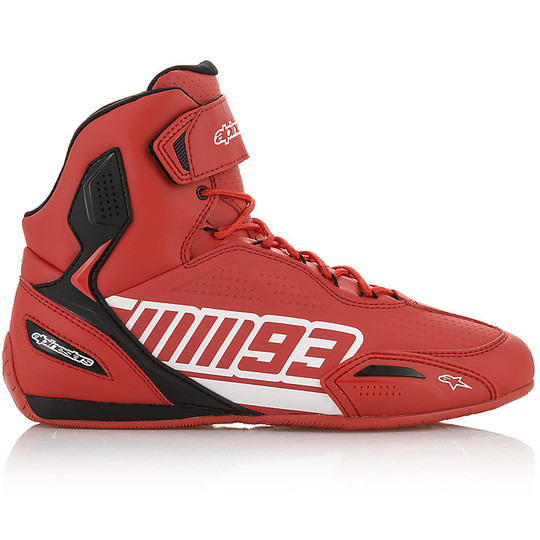Alpinestas Sport Motorcycle Shoe MM93 Collection AUSTIN Red White