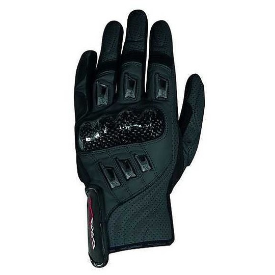 American-Pro BIONIC Sport Leather Motorcycle Gloves Black
