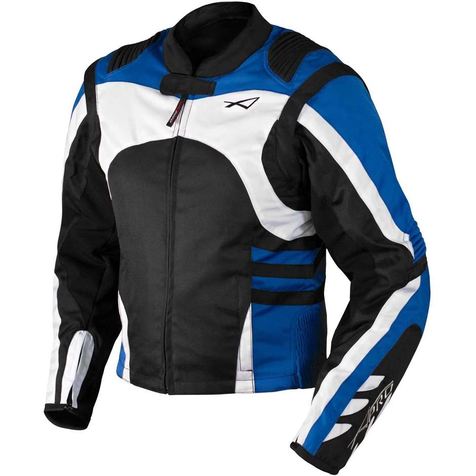 American-Pro DYABLEX Black Blue Fabric Motorcycle Jacket