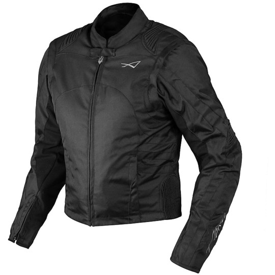 American-Pro DYABLEX Black Fabric Motorcycle Jacket