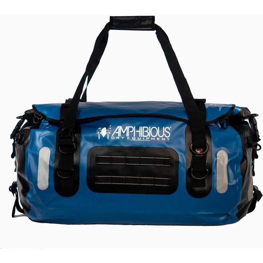Amphibious VOYAGER II 60 Liters Blue Motorcycle Travel Bag