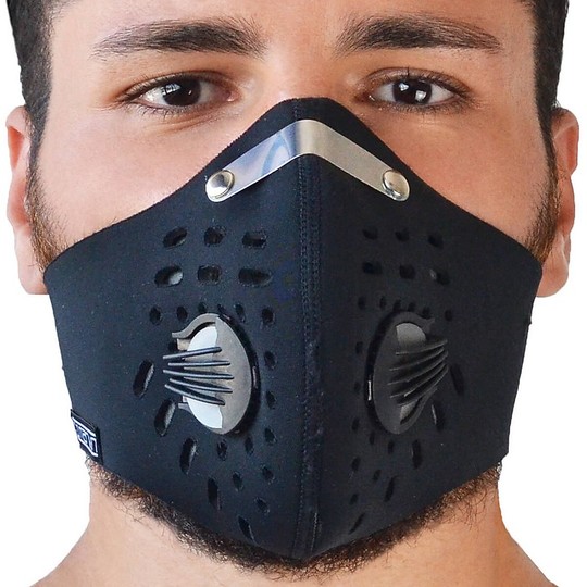 Anti Smog Neopren Maske mit Tj Marvin A15 Black Filter