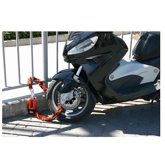 Anti-theft Motorcycle Model Poker 2 in 1 With Chain and Lock