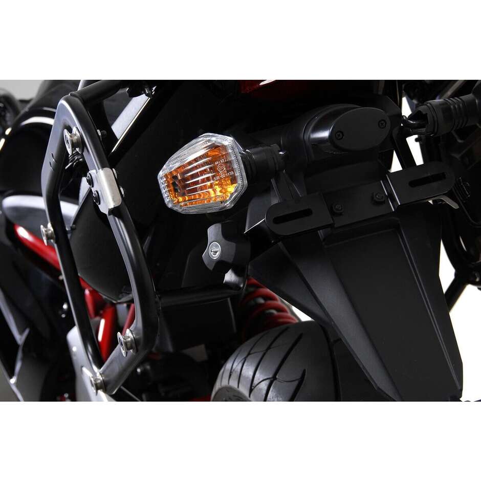 Antifurto con 2 serrature, 2 chiavi Per Telai Laterali Evo Nero Sw-Motech QLS.00.046.10101/B