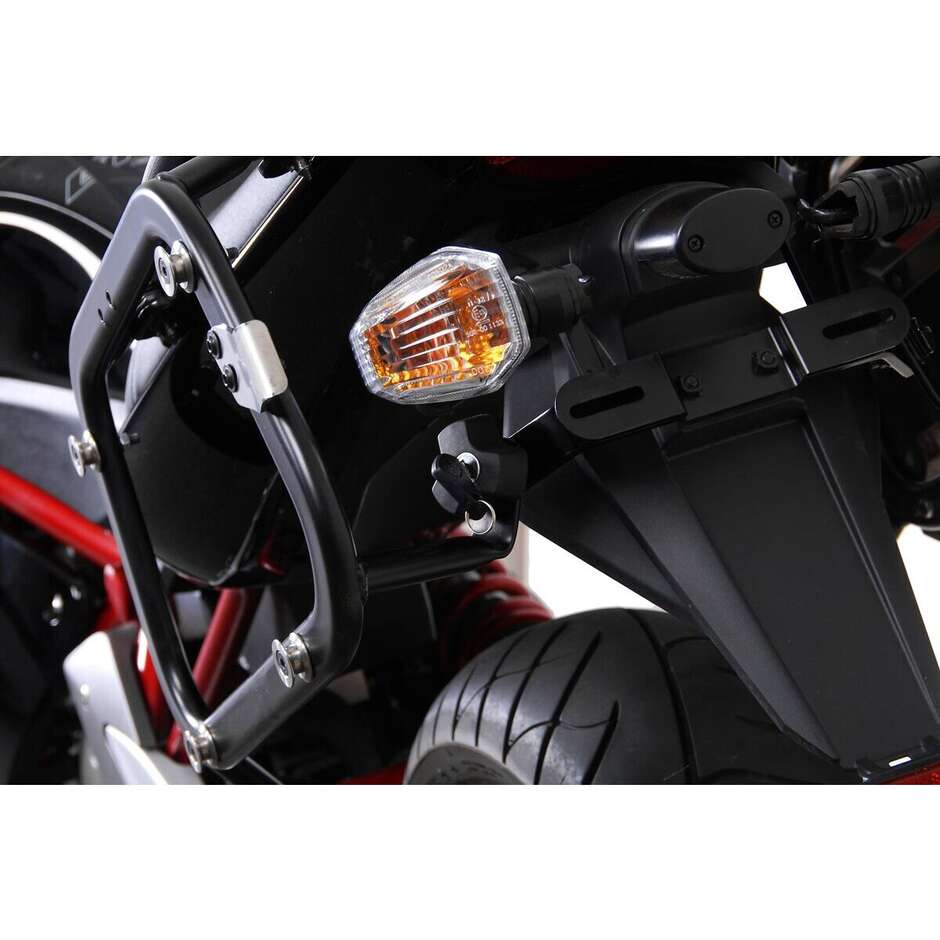 Antifurto con 2 serrature, 2 chiavi Per Telai Laterali Evo Nero Sw-Motech QLS.00.046.10101/B