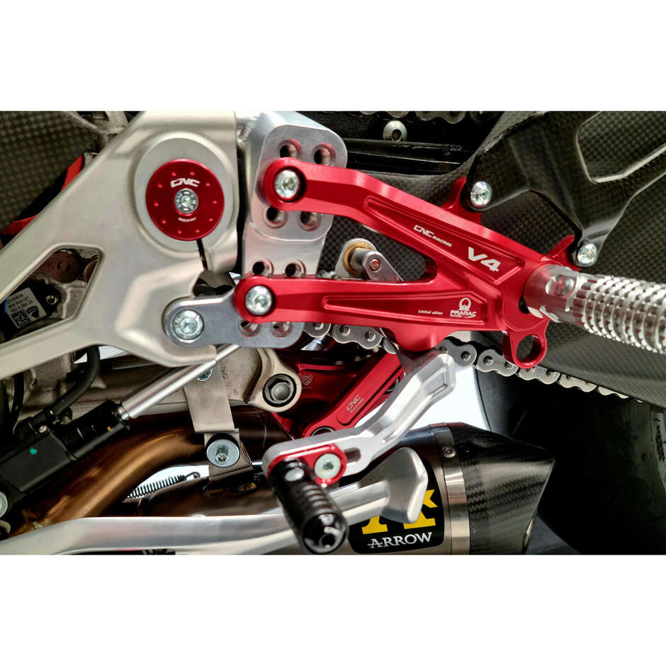 AP004 Ducati Panigale V4 - Streetfighter V4 CNC Racing Rear Suspension Balancer Silver