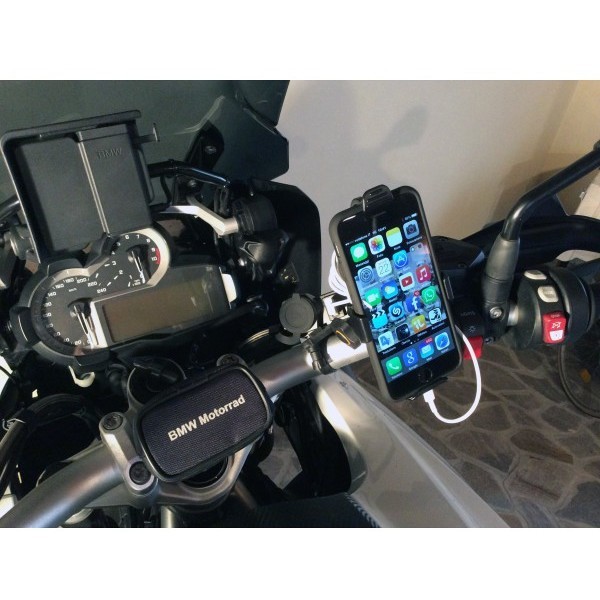 Bike phone hot sale holder action