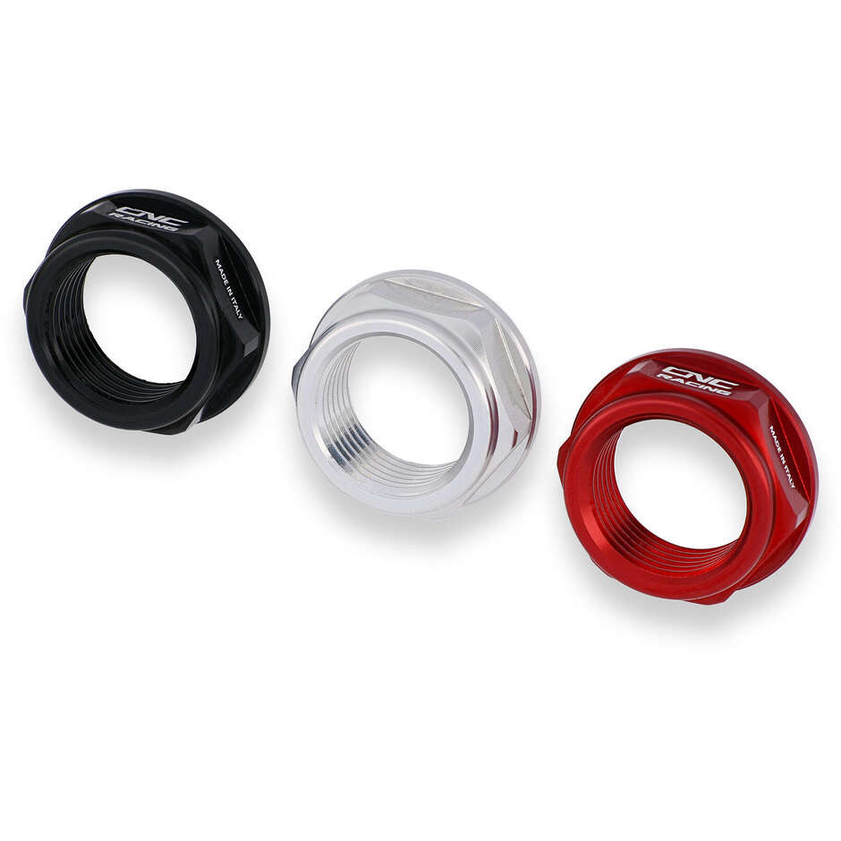 Aprilia CNC Racing Rear Wheel Axle Nut DA404 Black