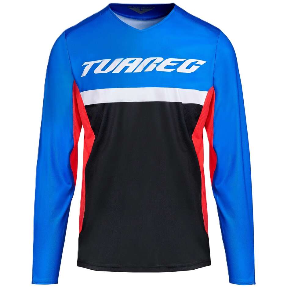 APRILIA Touareg Enduro Motorcycle Jersey Black Red Blue