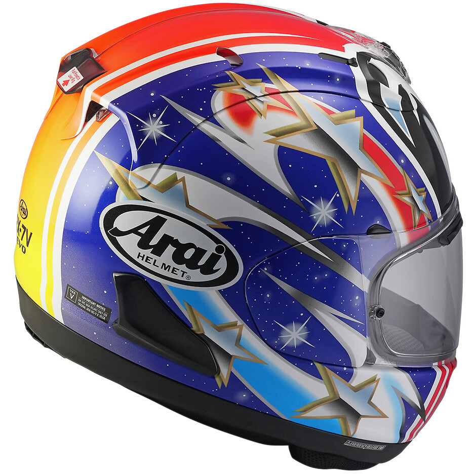 Arai RX-7V Evo Nakano Red Full Face Motorcycle Helmet