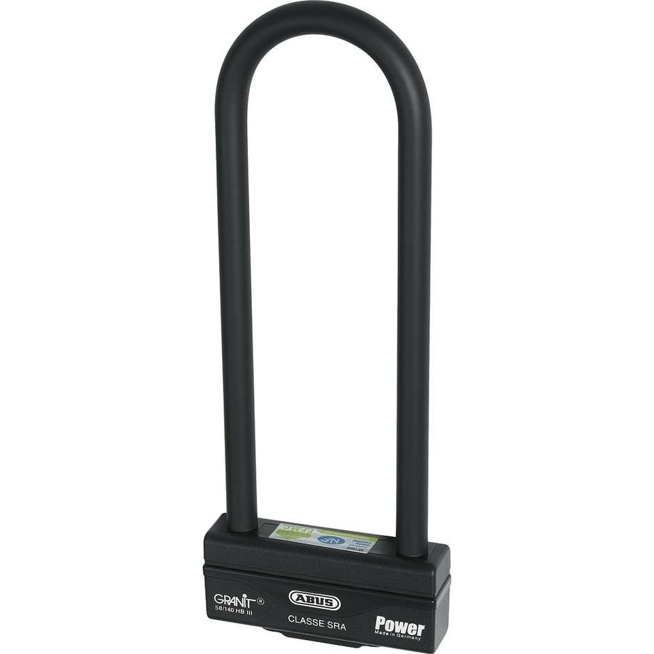 Arched Padlock For Motorcycles and Scooters Abus GRANIT Power 58 Length 10 Cm