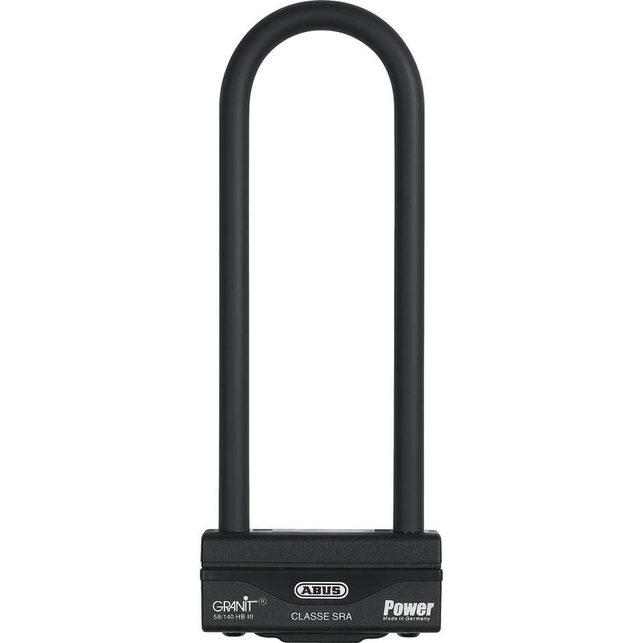 Arched Padlock For Motorcycles and Scooters Abus GRANIT Power 58 Length 31 Cm