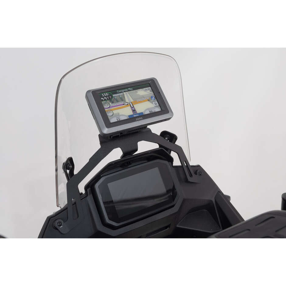 Armaturenbrett-GPS-Halterung Schwarz / Schwarz Sw-Motech GPS.01.070.10000/B Für Honda XL750 Transalp (22-24)