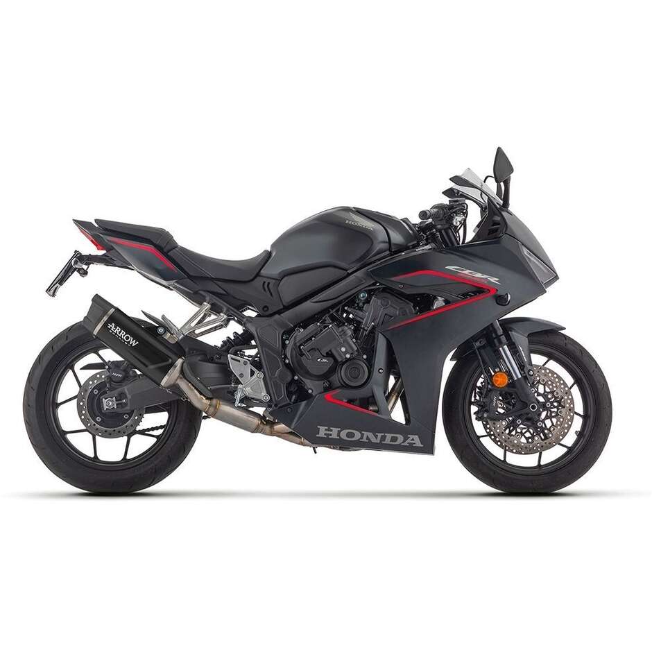 Arrow Approved Indy Race EVO Full Exhaust System Dark-Carby Aluminum Honda CBR 650 R	
