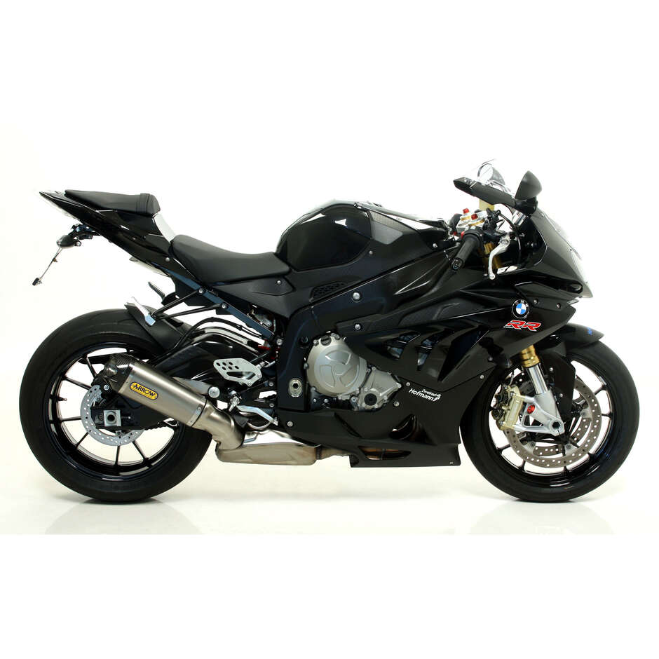 Arrow COMPETITION Complete Exhaust with Carby End Cap for BMW S 1000 RR (09-14)