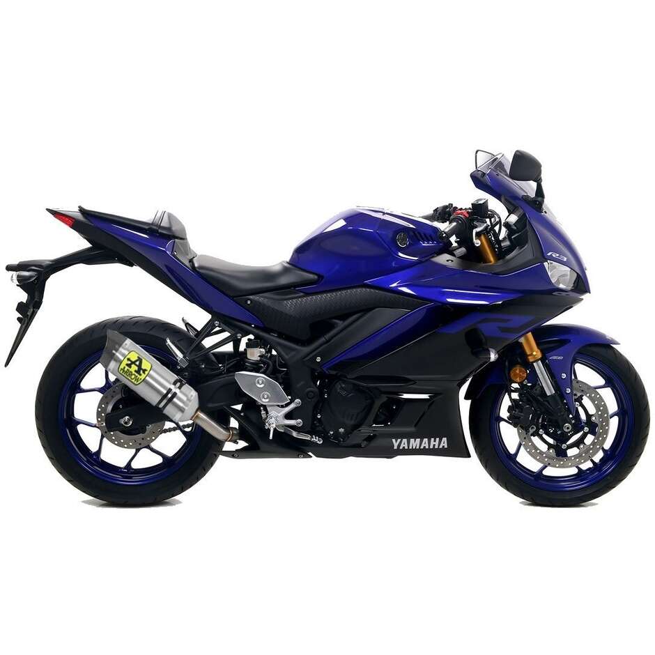 Arrow COMPETITION EVO Complete Exhaust with dBKiller and Carbon End Cap for Yamaha YZF R3 (2018-2020)