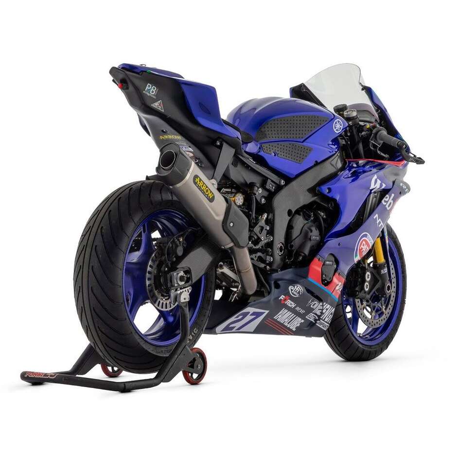 Arrow COMPETITION EVO FULL TITANIUM FIM approved exhaust (105dB) for Yamaha YZF R6 (17-24)