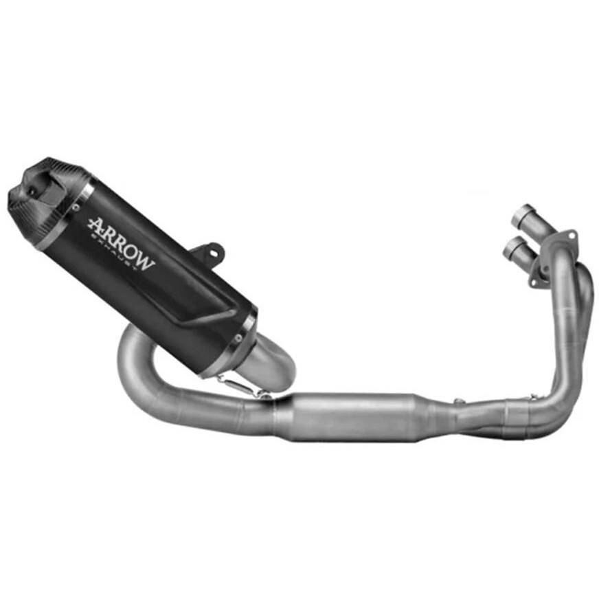 Arrow Complete Exhaust System Approved Indy Race EVO Dark Aluminum Kawasaki NINJA 650