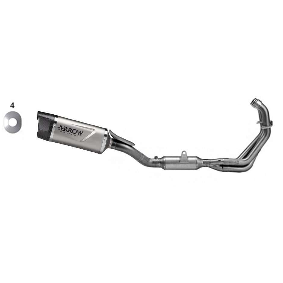 Arrow Complete Exhaust System Approved with Indy Race EVO Titanium Terminal for Yamaha TRACER 9 All Version (25)
