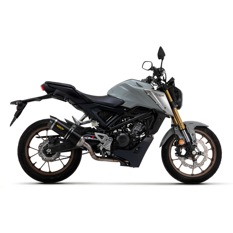 Arrow Complete Exhaust with Thunder Carbon Silencer for Honda CB 125 R (21-24)