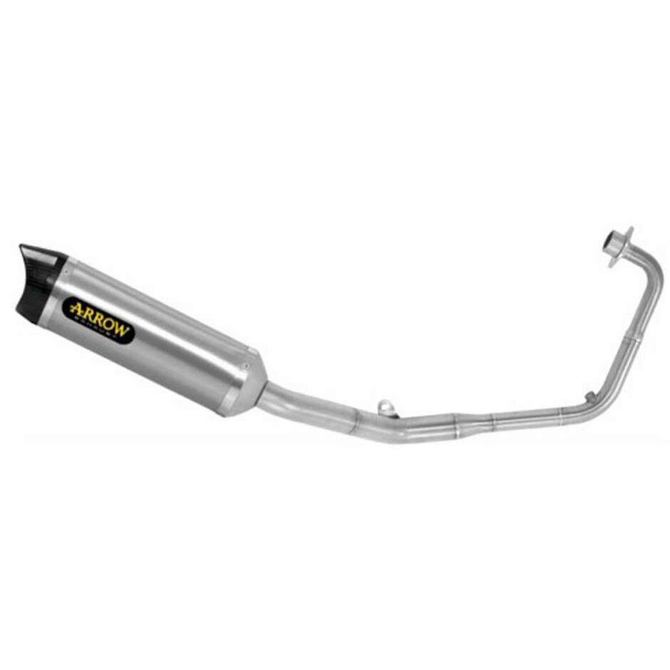 Arrow Complete Exhaust with Thunder Titanium Muffler for Honda CB 125 R (21-24)