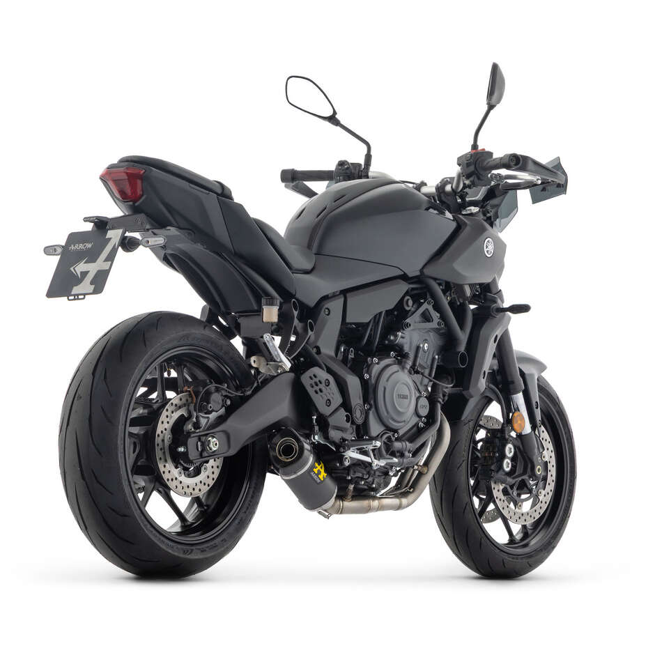 Arrow Complete Racing Exhaust with Thunder Dark Aluminum Silencer for Yamaha MT-07 (25)