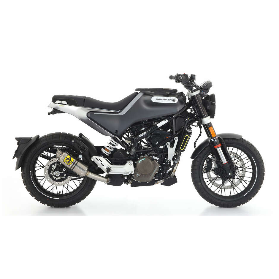 Arrow GP2 Silencieux d'échappement pour Husqvarna Svartpilen / Vitpilen 125 (21-23)