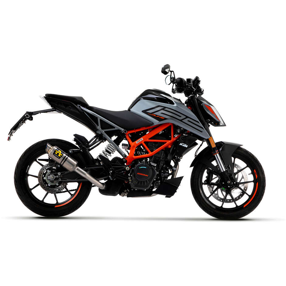 Arrow GP2 Titan-Auspuffschalldämpfer für KTM DUKE 125 / 390 (21-23)